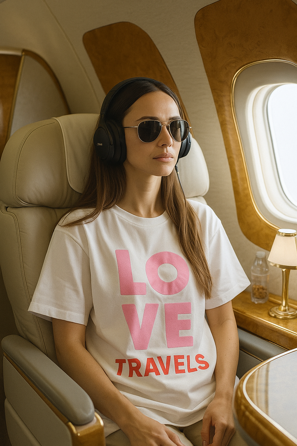 Oversize Travel T-Shirt for Women in Cotton - BORNCELEBS