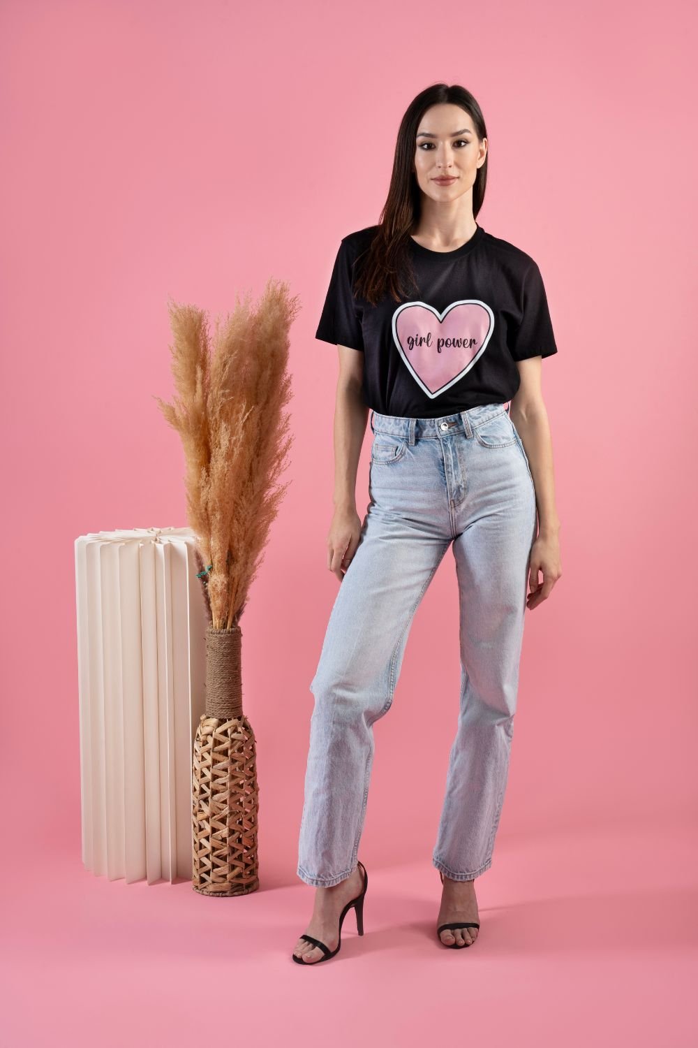 Girl Power T Shirt 100 % Cotton Bio Wash 180 GSM - BORNCELEBS