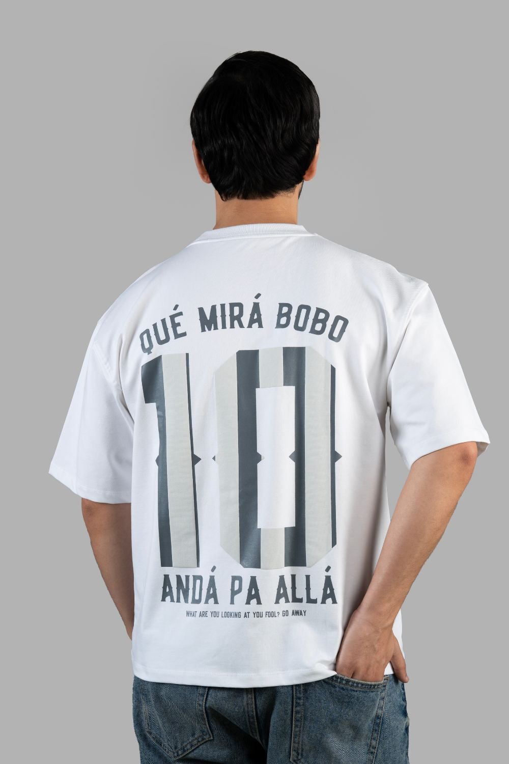 NUMBER 10 Printed Oversize T Shirt - BORNCELEBS