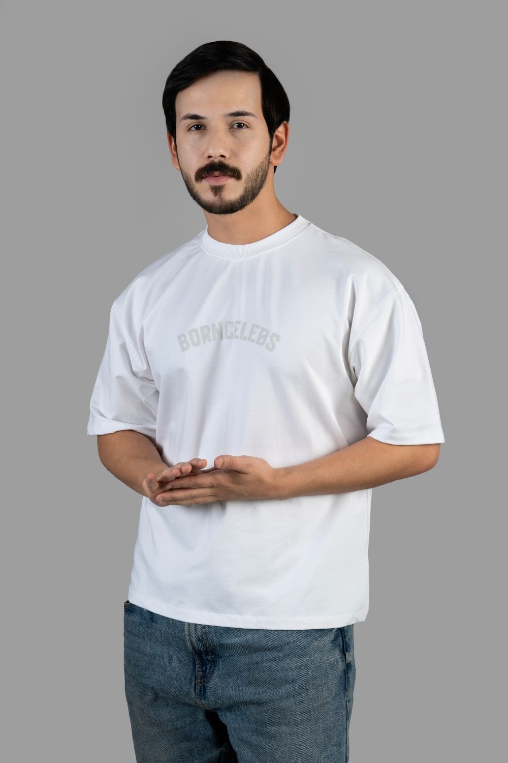 NUMBER 10 Printed Oversize T Shirt - BORNCELEBS