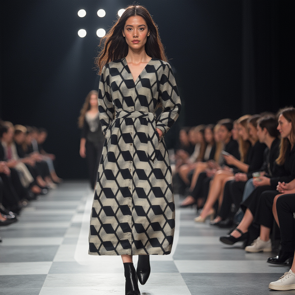 Maxi Black Dress in Cool Crepe Summer Fashion